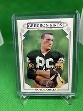 2007 Donruss Threads Pro Gridiron Kings Signatures /500 Boyd Dowler #PGK-53 Auto