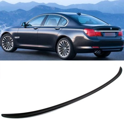 Unpainted ABS Fit FOR BMW F01 F02 740i 760Li Sedan M3 Type Trunk Spoiler Wing Foto 1 de 4