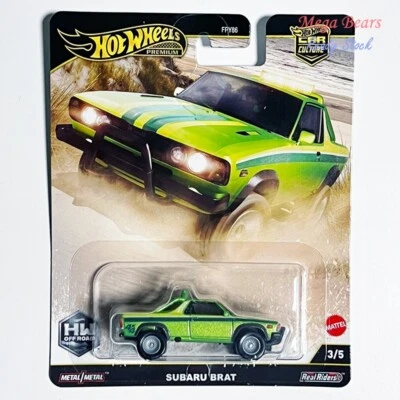Mattel Hot Wheels Premium 2025 HW Off Road #3 Subaru Brat Car Culture FPY86 - Image 1 of 2