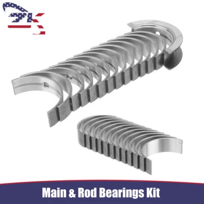 Kit de rodamientos principales y de varilla para BMW 128i 328i 335i 528i 740Li X3 X5 N52 N54 N55 3.0 Foto 1 de 4