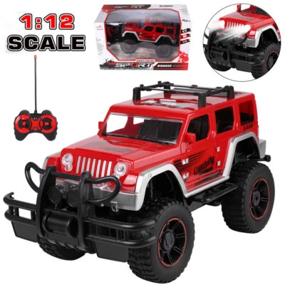 1:12 Electric 4WD RC Remote Control High Speed Off-Road Truck W/ Lights Kids Toy - Image 1 of 4