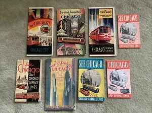 Collection Of 8 Chicago Brochures From The 20s And 30s - Picture 1 of 2