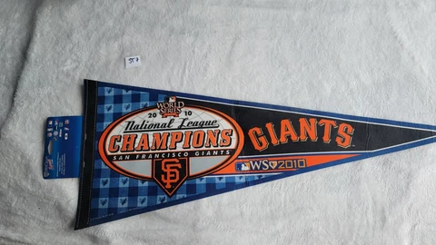 SF San Francisco  World Series Champions Pennant man cave rare Cover