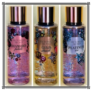 Victoria's Secret GOLD STRUCK DIAMOND PETALS PLATINUM ICE Body Mist U pick 1 NEW - Picture 1 of 4