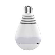 WiFi inalambrico Camara HD 1080p Bombilla Vr panoramica con ojo de pez de 3 O5W6