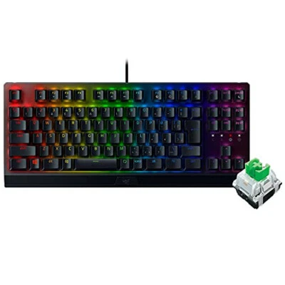Razer Gaming Keyboard Tenkeyless BlackWidow V3 Tenkeyless JP --Green Switc [NEW] - Image 1 of 4