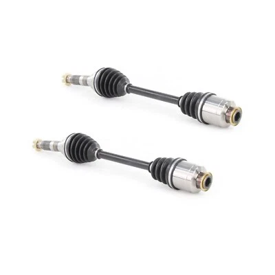 Front CV Axle Shaft Assemblies Set for Subaru Justy Brat Standard DL TrakMotive - Image 1 of 4