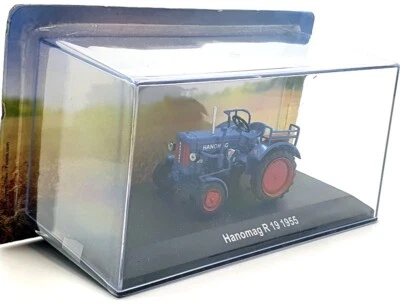 Hachette 1/43 Scale Model Tractor HL21 - 1955 Hanomag R19 - Blue - Image 1 of 4
