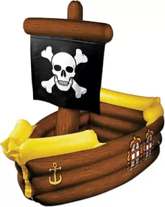 Inflatable Pirate Ship Cooler - Picture 1 of 9