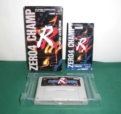 SNES -- ZERO 4 CHAMP RR -- Boxed. Can save! Super famicom. Japan game. 14254 - Image 1 of 4