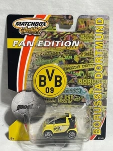 2003 Matchbox Collectibles Borussia Dortmund BVB Soccer Smart Car, Yellow, RARE! - Picture 1 of 3