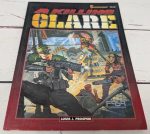 Gioco di ruolo vintage Shadowrun 7314 A Killing Glare FASA 1993 RPG Cyberpunk - Foto 1 di 11
