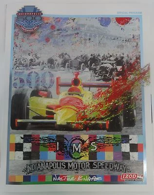 2010 Indianapolis 500 Program Dario Franchitti Line-Up Chevrolet Camaro - Image 1 of 4