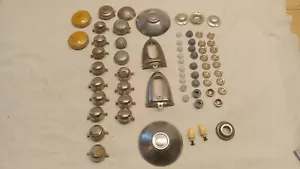Large Lot of Wheel Snap on caps for vintage tricycles bicycles pedal cars 50+pcs - Picture 1 of 8