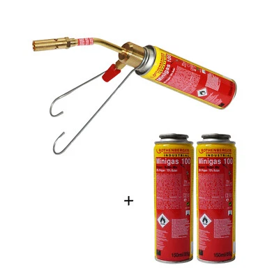 Rothenberger Lötgerät inkl. 3x Mini Gaskartusche Gasbrenner RoFire Mini 35503 - Bild 1 von 4