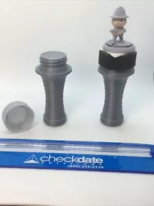 Miniature holder for Painting. (2) 3D Printed Silver (b) - Picture 1 of 1