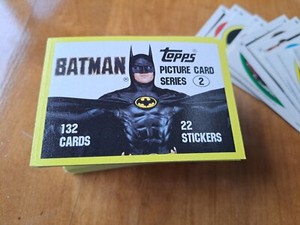 1989 Topps Batman Complete 133-264 + 22 Sticker Movie Trading Card Set Series 2