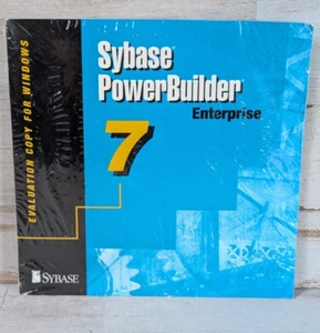 Vintage Sybase PowerBuilder 7 Enterprise Evaluation CD-ROM Sealed - Picture 1 of 5
