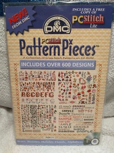 Creative World DMC PC Stitch Pattern Pieces 600 Designs CD ROM Windows 95 Up - Picture 1 of 5