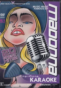 KARAOKE Madonna DVD Region Free - New / Sealed PAL SirH70 - Picture 1 of 2