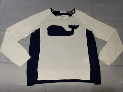 Suéter Vineyard Vines Ballena Intarsia Cuello Redondo Niñas Talla XL NUEVO CON ETIQUETAS  Foto 1 de 4