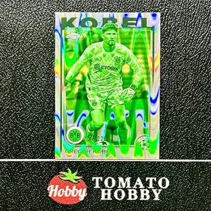 TOPPS CROMO UEFA 2024-25 GREGOR KOBEL RC/225 VISIÓN NOCTURNA RAYWAVE LEIPZIG - Imagen 1 de 2