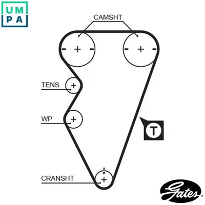 TIMING BELT 5238XS FOR FSO MG EXPRESS/Hatchback/Van MGF LOTUS ROVER 45 100 25 - Image 1 of 4