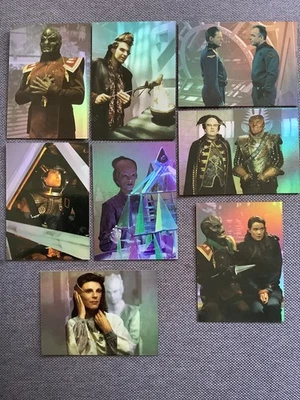 BABYLON 5 ULTRA TRADING CARDS PRISMATIC FOIL CHASE CARD SET 1995 FLEER INC ERROR - Image 1 of 3