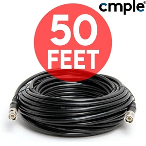 50FT BNC Cable RG59U CCTV Video 75ohm Security Camera Coaxial Cord DVR Satellite - Picture 1 of 4