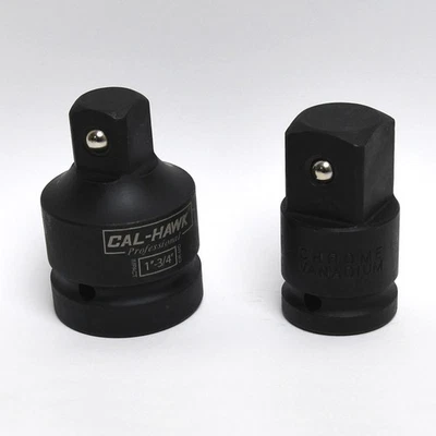 2pc Air Impact 1" x 3/4" Drive Socket Adapter Set Reducer Heavy Duty - Image 1 of 4