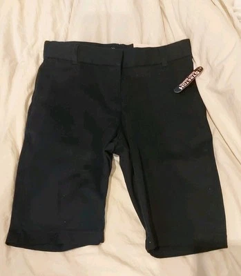 Chaps Girls Navy Bermuda Shorts Size 10 NWT - Image 1 of 4