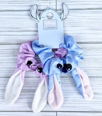 Disney Lilo & Stitch Angel {Set of 2} Hair Scrunchies *Primark*-NEW - Image 1 of 2
