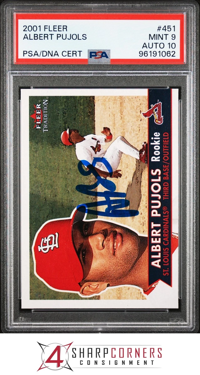 Fleer Albert Pujols Rookie Baseball Sports Trading Cards