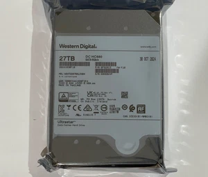Western Digital 0F62815 WSH722870ALE604 27TB DC HC680 SATA HM-SMR HDD - Afbeelding 1 van 2
