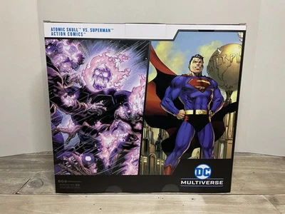 McFarlane Toys DC Multiverse Atomic Skull Vs. Superman Paquete de 2 Etiqueta Dorada NUEVO Foto 1 de 4