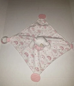 Unicornio Lovey Bebé Beso Acurrucado Blankie Unicornio Peluche Lovey Manta de Seguridad  - Imagen 1 de 7
