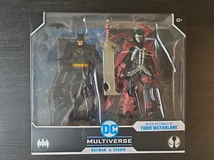 McFarlane DC Multiverse BATMAN & SPAWN by Todd McFarlane 7" Figure 2 Pack NIB - Picture 1 of 7