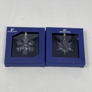 Swarovski 2010 2011 snowflake ornament annual Christmas Crystal collectible Used - Picture 1 of 9