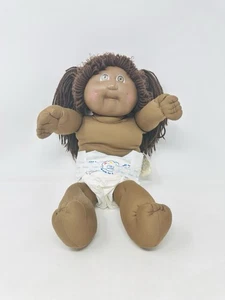 Vintage Cabbage Patch Kids 1985 AA African American Girl Puppe mit Grübchen HM#2 - Bild 1 von 8