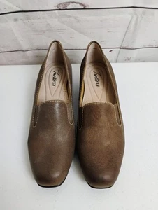 Trotters elegante Damenschuhe 7,5 N braun Slipper 1"-Absatz Freizeitschuhe - Bild 1 von 10