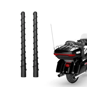 Short Antenna for Harley Davidson Touring, 7 in Spiral Design for Optimal - Picture 1 of 7