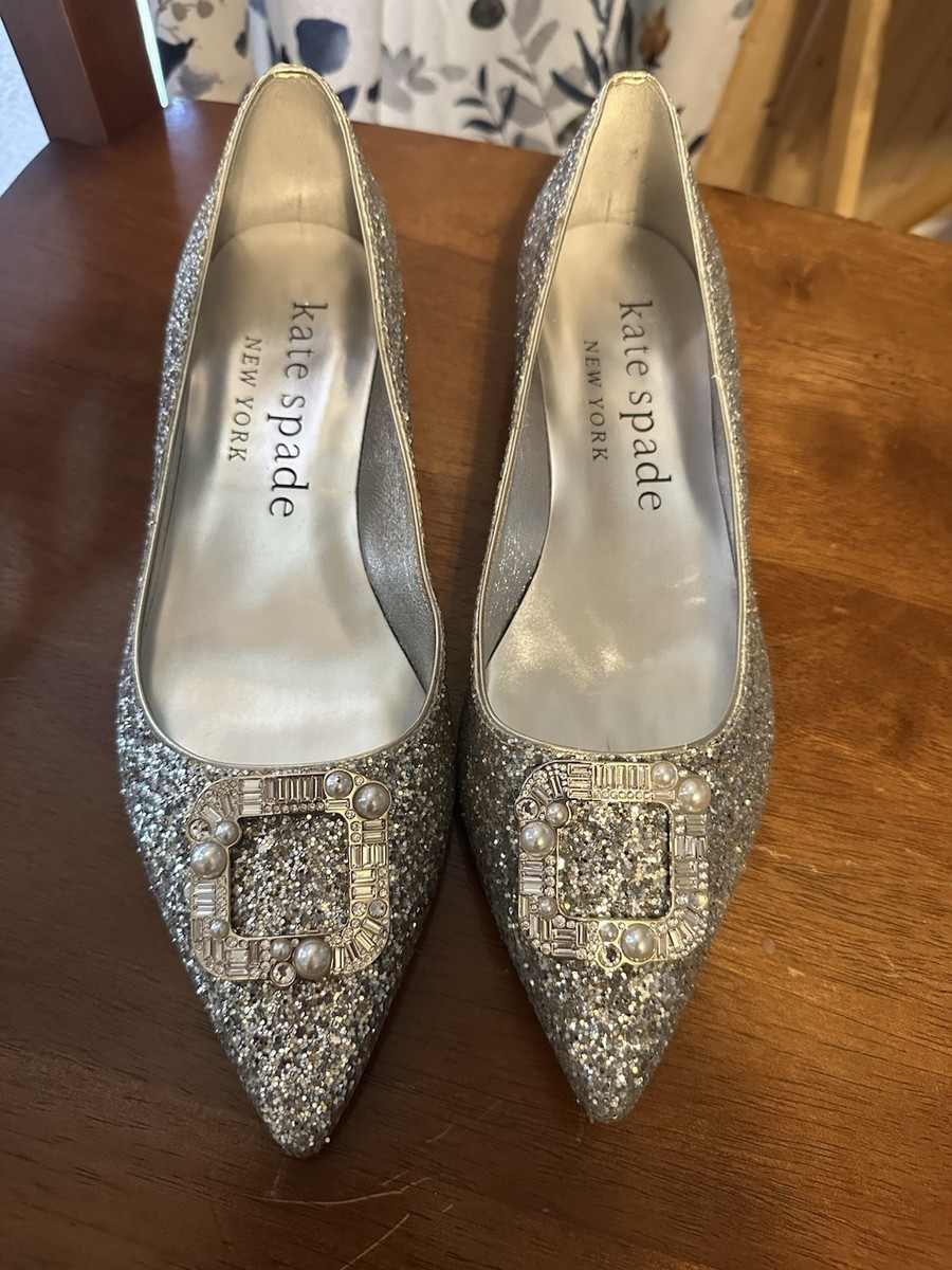 レア⭐️【新品未使用】kate spade シルバー グリッターブーツ ケイトスペードニューヨーク kate spade new york ケイト