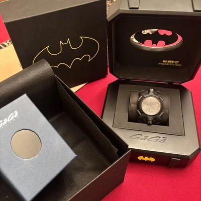 Reloj Pulsera Batman x GaGa Milano Cuarzo Hombre Edición Limitada 30 Negro JP Foto 1 de 4