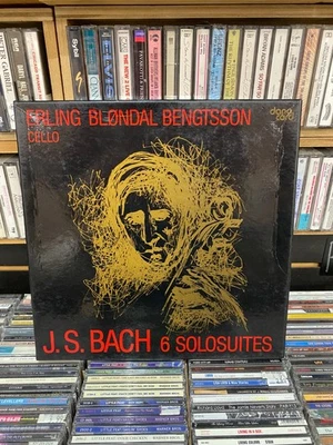 Erling Bløndal Bengtsson, J. S. Bach* – 6 Solosuites Cello Denmark [3 LP, VG] - Image 1 of 4