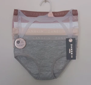 DANSKIN GIRLS 5 Pack Bikinis 90% Cotton Panties Underwear Size XS New - Picture 1 of 3