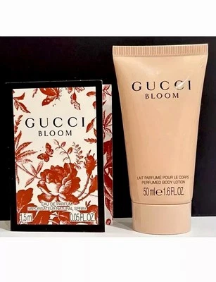 Gucci Bloom Loción Perfume 50ml y Muestra 1.5ml Set Foto 1 de 2