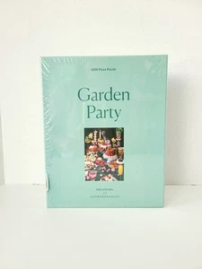 Garden Party Sealed Piecework For Anthropologie 1000pc Jigsaw Puzzle Rare New - Picture 1 of 5