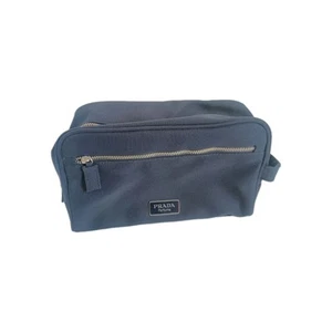 Prada Parfums Kulturbeutel mit Reißverschluss dunkelblau Kosmetik - Bild 1 von 5