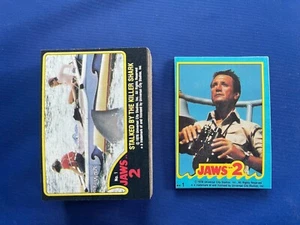 1978 Topps Jaws 2 Complete Base Set  of (59) Trading Cards + 11 Stickers - Picture 1 of 3