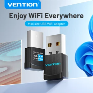 USB WiFi 5 Adaptador Antena Doble Banda 2.4G/5Ghz Dongle Escritorio Laptop Ethernet - Imagen 1 de 16